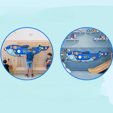 Busy-Board-Mural-Baleine-Montessori-bois