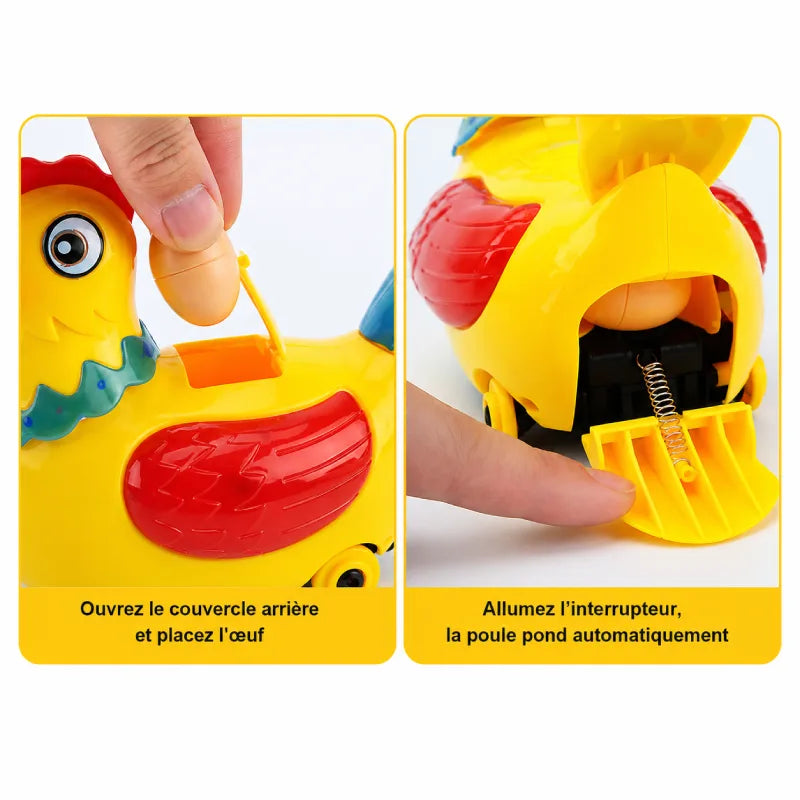 Jouet Poule Pondeuse Oeufs de Pâques