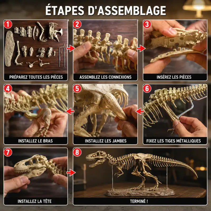 Coffret Squelette T-Rex Geant