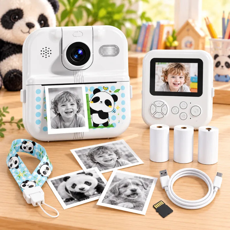 APAREIL PHOTO ENFANT IMPRESSION THERMIQUE AVEC BLUETOOTH