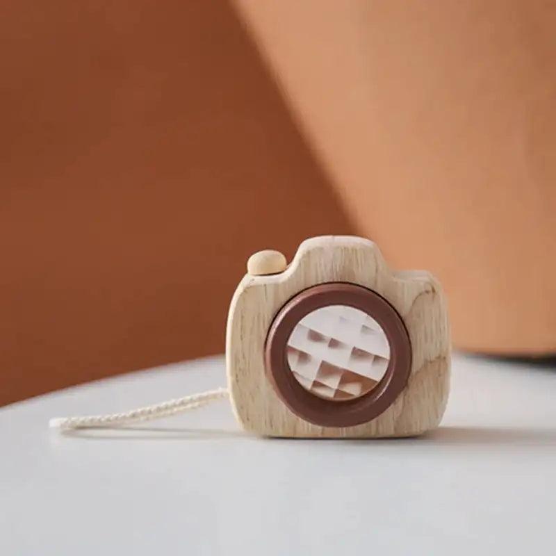 Appareil Photo Montessori en Bois avec Lentille Magique