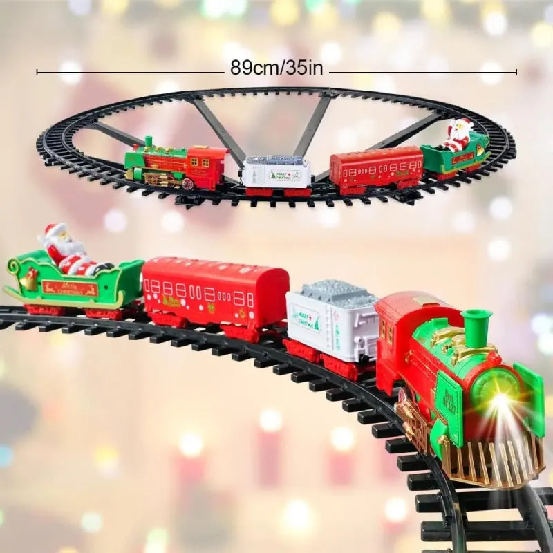 Circuit Train Noel Lumineux et Musical
