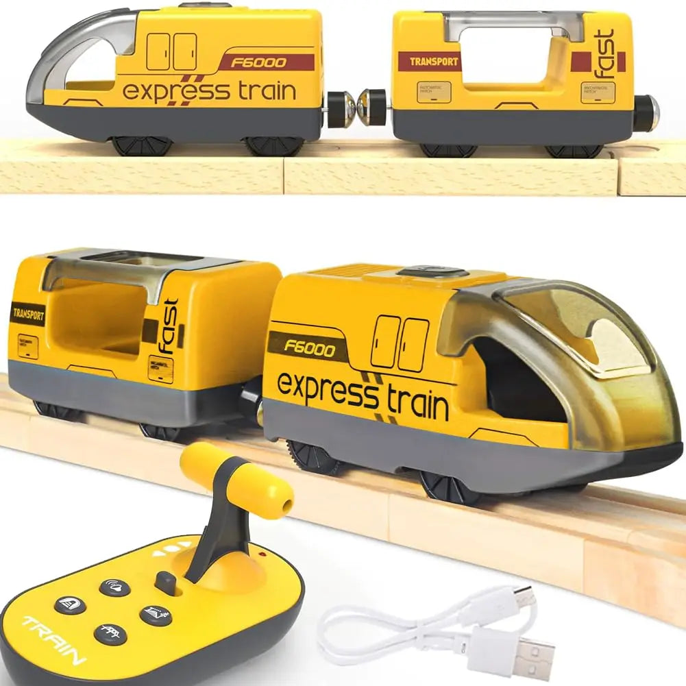 locomotive-electrique-pour-train-bois-jaune
