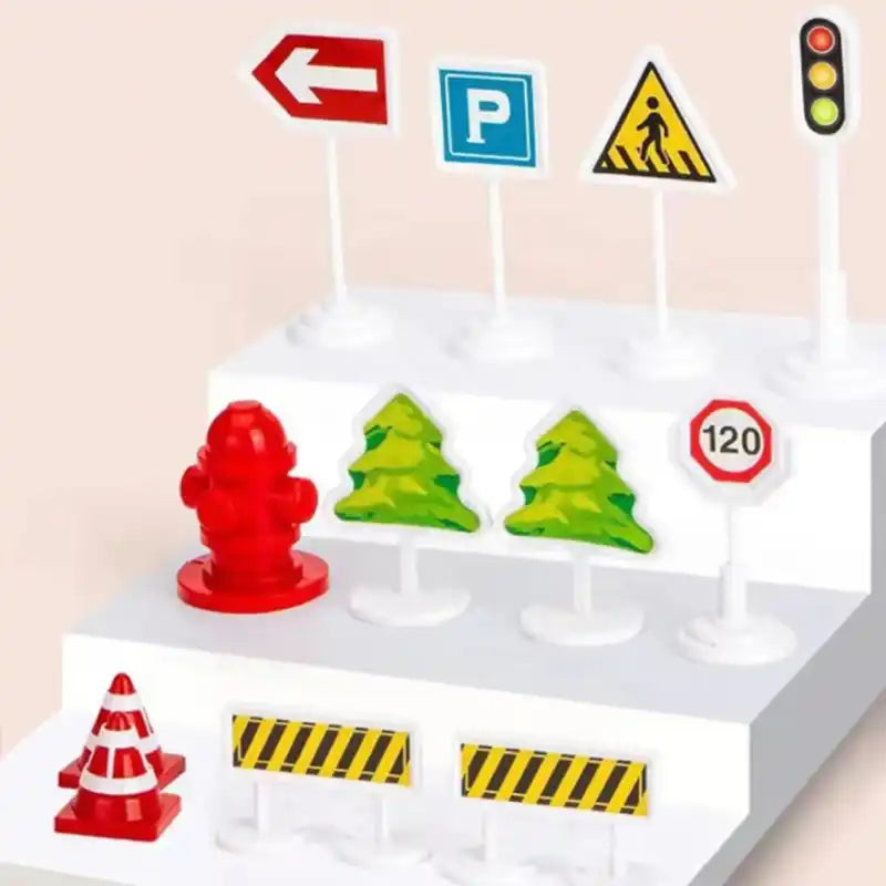 Circuit de Train Électrique Jouet Multi-Pistes (Dès 2 ans)