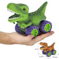 Circuit Voiture Flexible Lumineux avec Dinos à Roues