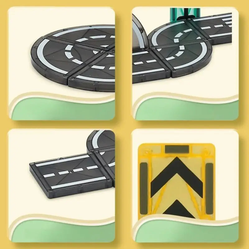 Circuit Voiture Magnetique avec Petites Voitures (Dès 3 ans)
