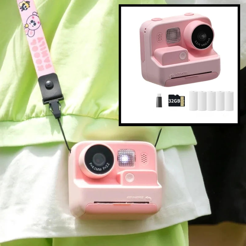 Appareil Photo Enfant avec Impression Intégrée