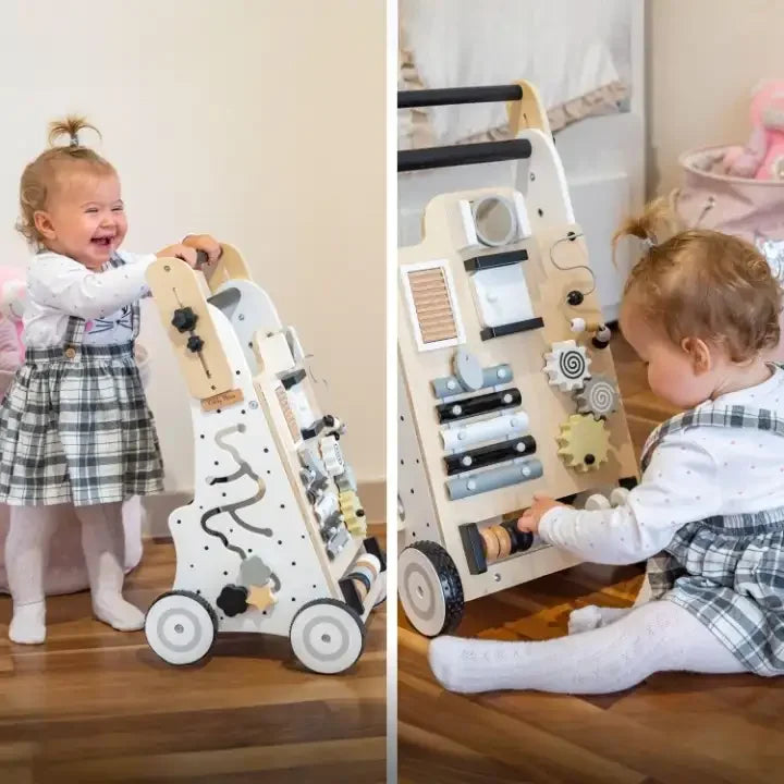 PLANCHE ACTIVITE BEBE - TROTTEUR BOIS