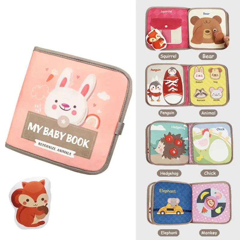 Livre tissu bébé Montessori