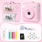 Appareil Photo Impression Enfant Artistique rose 