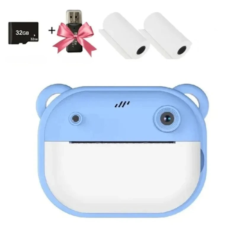 Appareil-Photo-Instantane-Enfant-Ourson-bleu