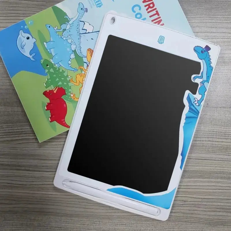 Ardoise-LCD-Effacable-Dinosaur-blanc-3-ans