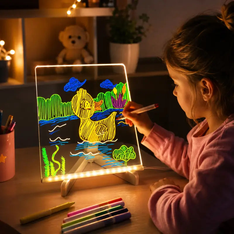 Ardoise-magique-Lumineuse-pour-Dessiner-A4