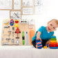 Busy-Board-Montessori-Bois-avec-Pieds-et-Support-Integres