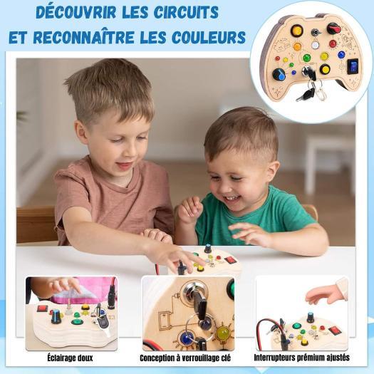 Busy Board en Bois Manette Interactive amis