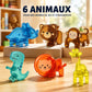 Jeu de Construction Aimanté Animaux Montessori (Dès 2 ans)