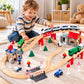 Circuit Train en Bois Electrique Urbain