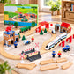 Circuit Train en Bois Electrique Urbain