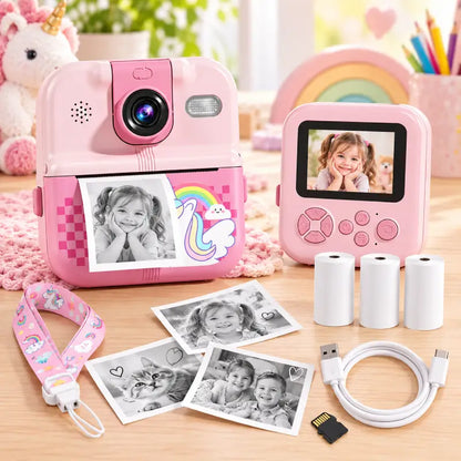 APAREIL PHOTO ENFANT IMPRESSION THERMIQUE AVEC BLUETOOTH
