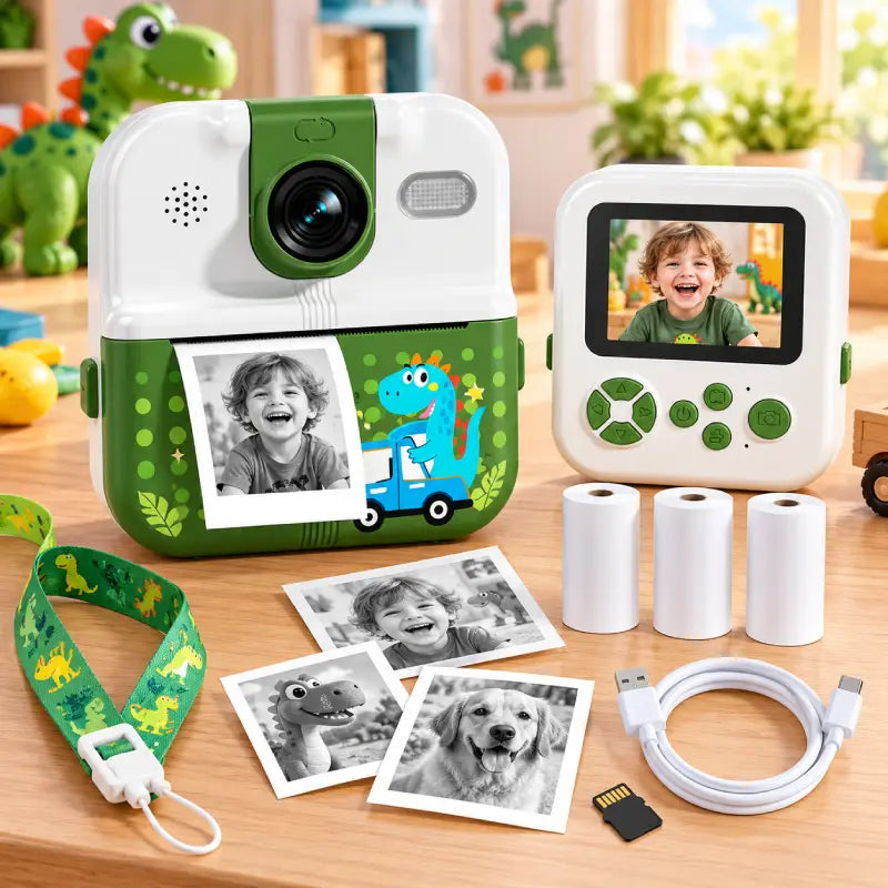 APAREIL PHOTO ENFANT IMPRESSION THERMIQUE AVEC BLUETOOTH