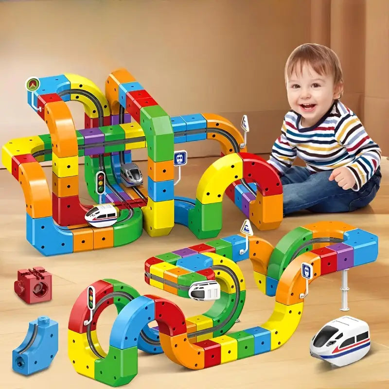 Circuit Train Electrique Enfant Magnétique