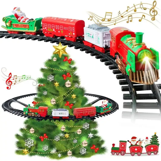 Circuit Train Noel Lumineux et Musical