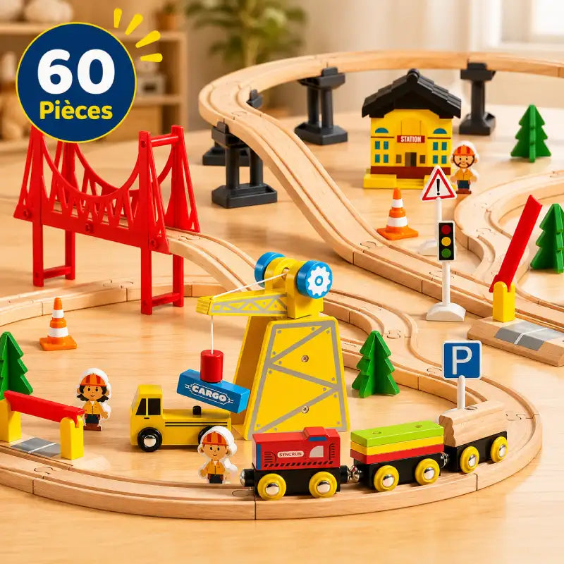 Circuit-Train-en-Bois-Aimante-60-pieces