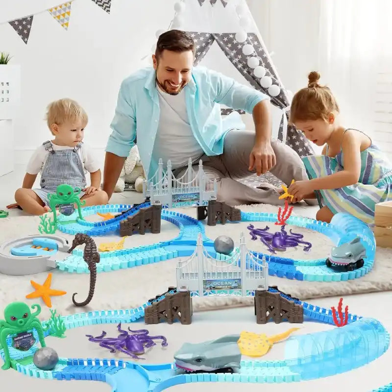Circuit-Voiture-Jouet-Requin-Modulable-et-electrique