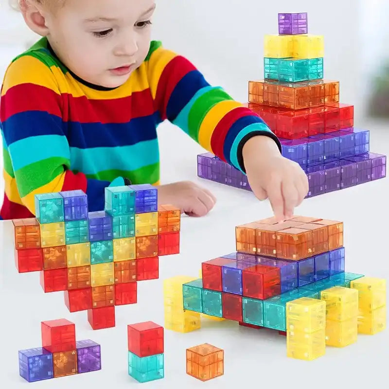 Cube-Construction-Magnetique-Transparent-Montessori-garcon-4-ans