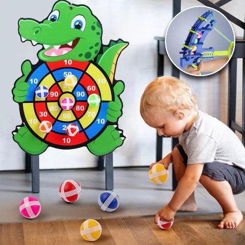 Jeu Cible Balle Scratch crocodil 