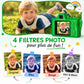 Petit-Appareil-Photo-Porte-Cle-Dinosaure-cadeau-garcon-2-ans-ave -4-filtres