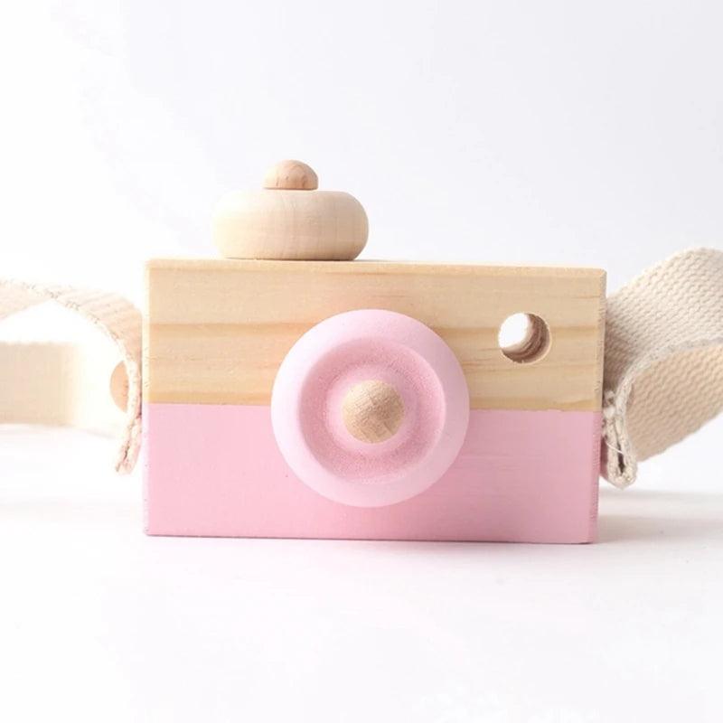 APPAREIL PHOTO BEBE EN BOIS MONTESSORI SENSORIEL