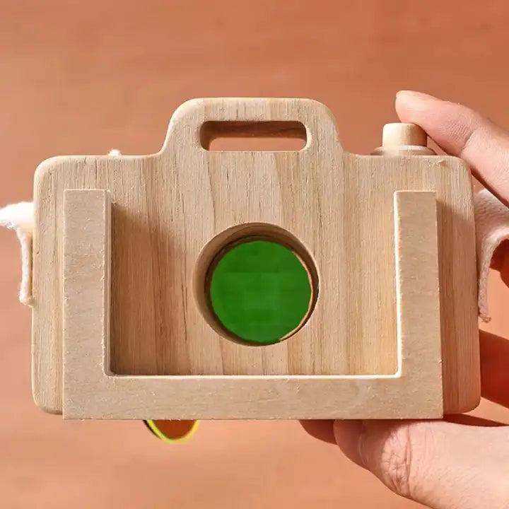 Appareil Photo Montessori en Bois Jeu d’Imitation