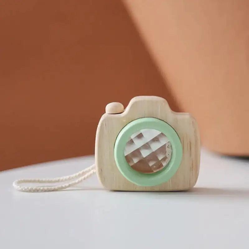 Appareil Photo Montessori en Bois avec Lentille Magique