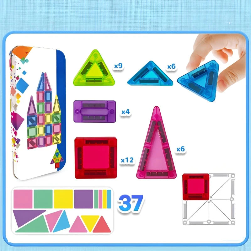 Jeu de Voyage Magnetique de Construction (Dès 3 ans)
