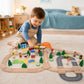 Train-et-Circuit-en-Bois-Village-garcon-2-ans