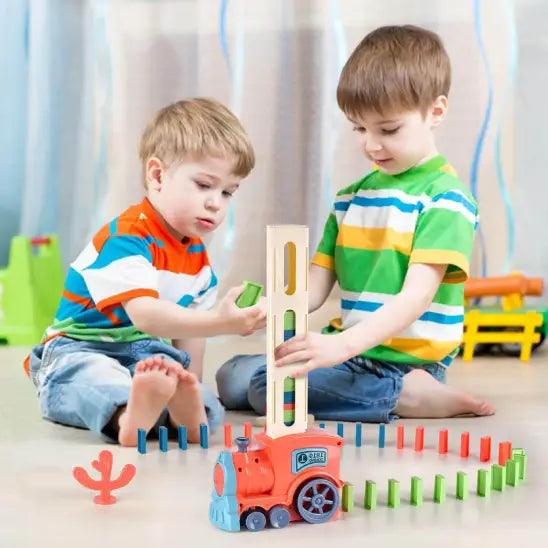 Train Domino Automatique a Alignement Parfait 