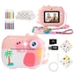 appareil-photo-enfant-impression-instantanée-dinosaure-rose