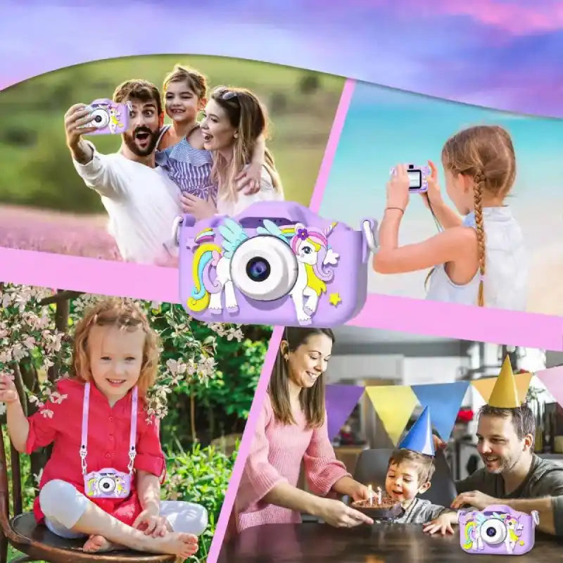 Appareil Photo Enfant Licorne Numérique Violet