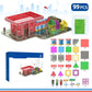 grand-Circuit-Voiture-Magnetique-Urbain-a-Construire-99-pieces