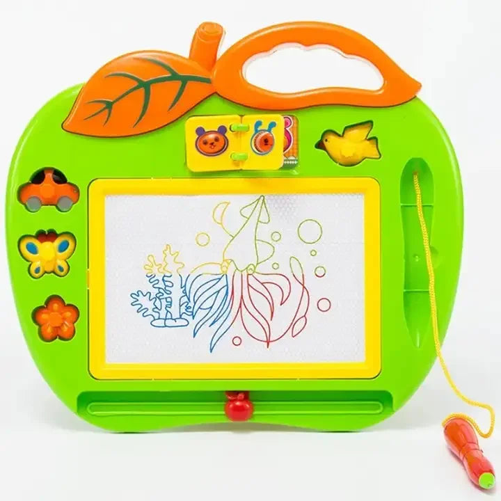 idee_cadeau_bebe_ardoise_magique_couleur_effacable_vert_aimante