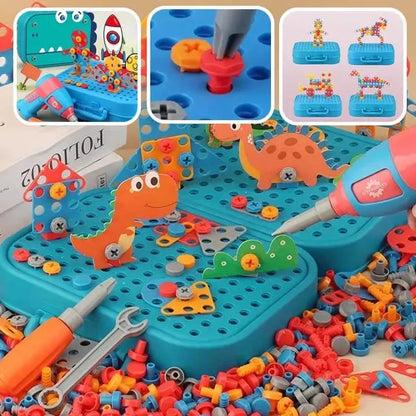Jeu de Construction  avec Visseuse | DinoMontage™