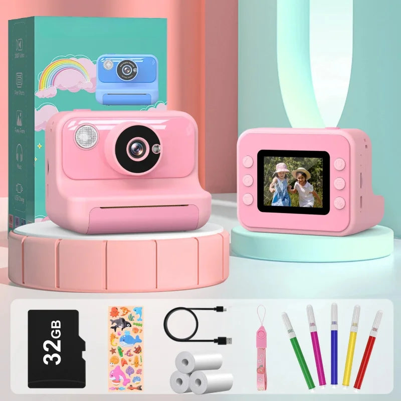 meilleur-Appareil-Photo-Impression-Thermique-enfant-rose