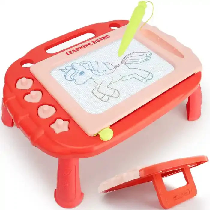 meilleur-ardoise-magique-rouge-effacable-enfant-fond-blanc