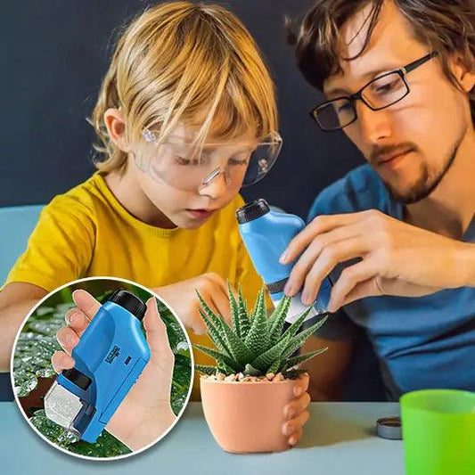 microscope-de-poche-enfant-pere