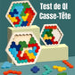 Tangram Hexagonal en Bois pour Enfants
