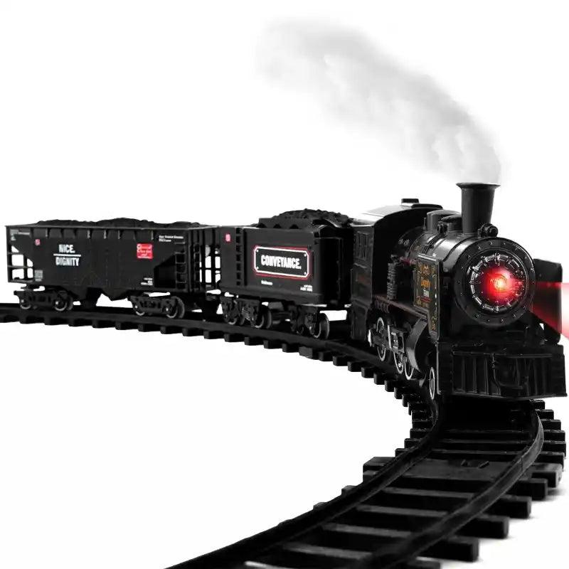 train-electrique-lumineux-de-noel-avec-vapeur