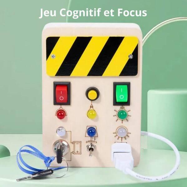 wooden led busy board